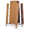 Virco 53.25 in. W, 144 in. L, 29 in. H, Particle Board Top, Medium Oak Top and Bench / Black Edge MTB172912 - alternate 3